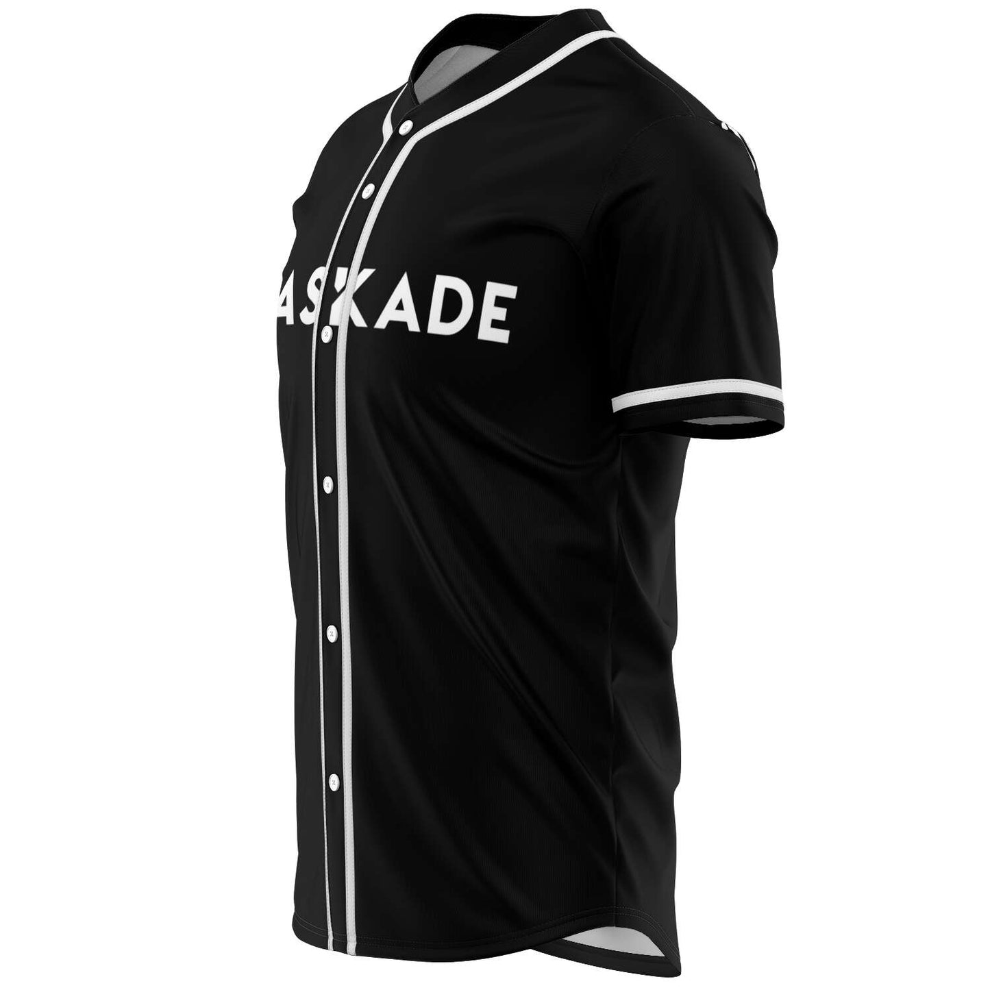 Kaskade Black Text Rave Baseball Jersey