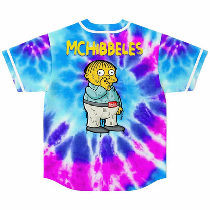 Tie Dye Spiral Rave Baseball Jersey