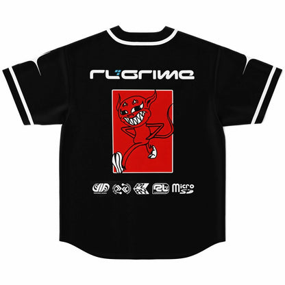RL Grime Black Minimal Rave Baseball Jersey