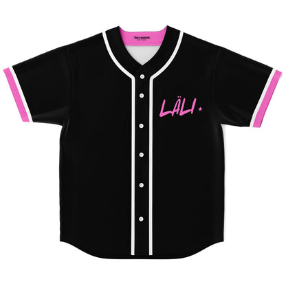 Black Mostly Plain Rave Baseball Jersey