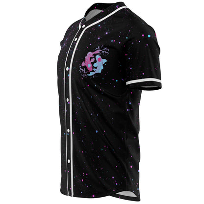 Black Starry Rave Baseball Jersey