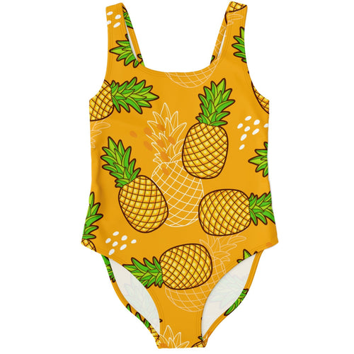 Orange Pineapples Rave Swimsuit