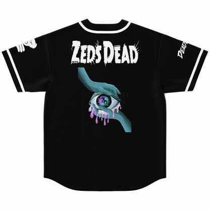 Zeds Dead Black White Creature Rave Baseball Jersey