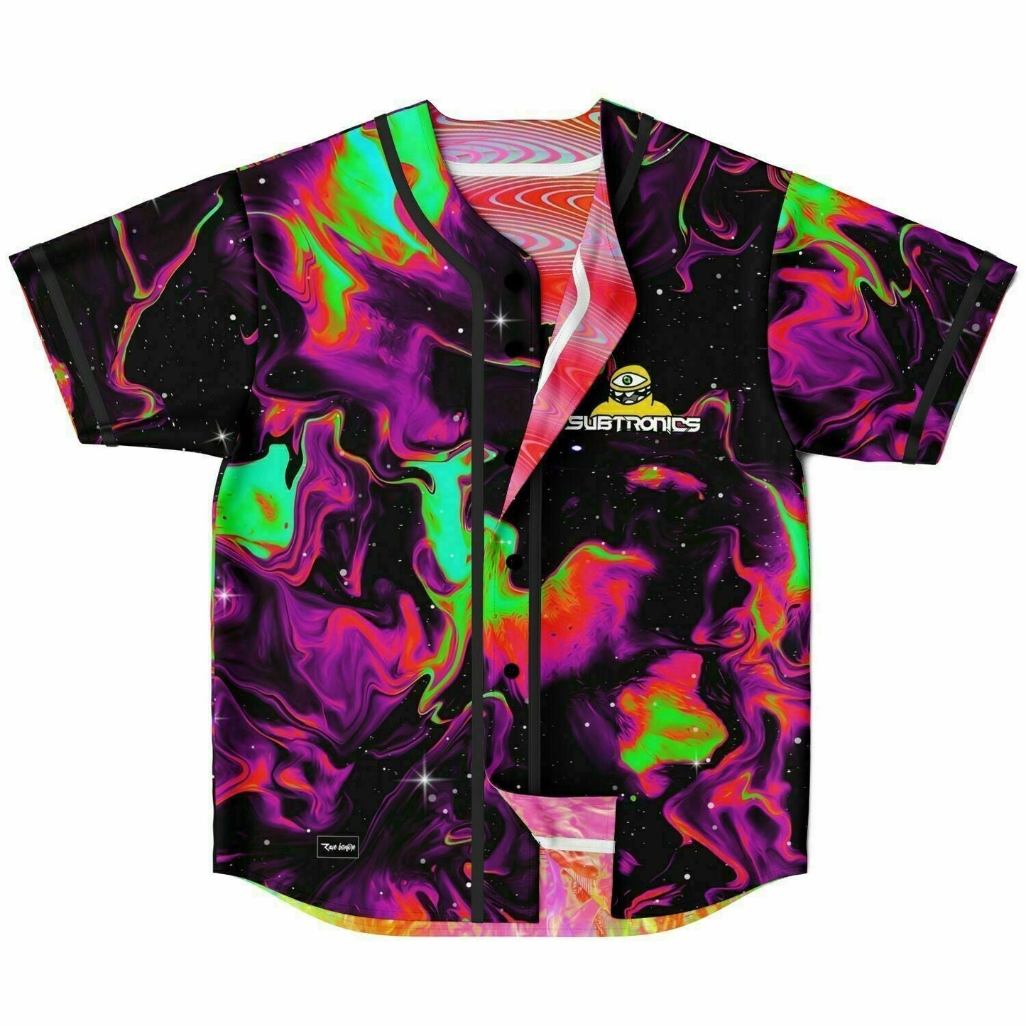 Subtronics Pretty Rave Girl Reversible Baseball Jersey