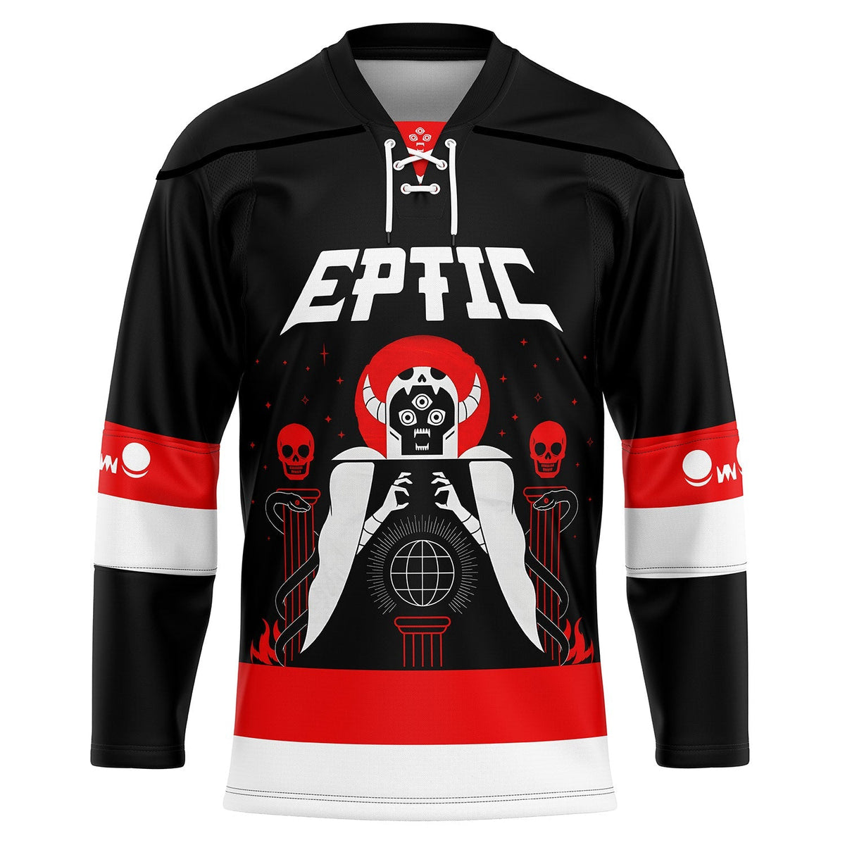 Eptic Black Occult Rave Hockey Jersey