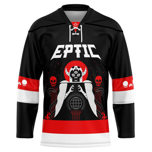 Eptic Black Occult Rave Hockey Jersey