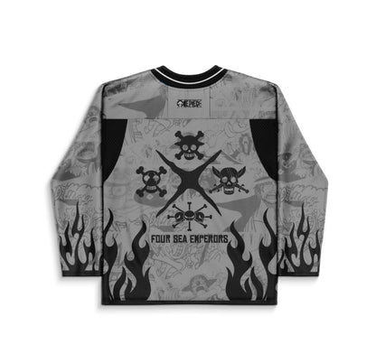 Greyscale — One Piece Rave Hockey Jersey