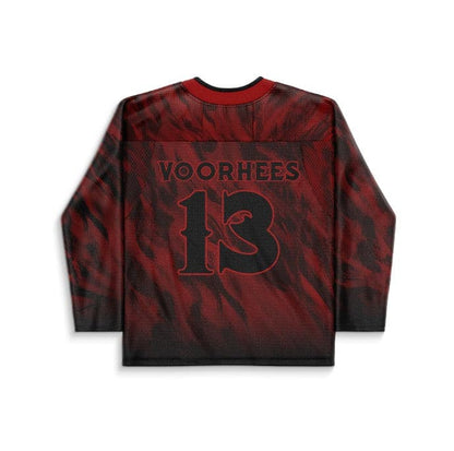 Dark Red Horror Hockey Rave Hockey Jersey