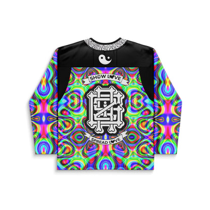 GRiZ Rainbow Kaleidoscopic Mirrored Rave Hockey Jersey