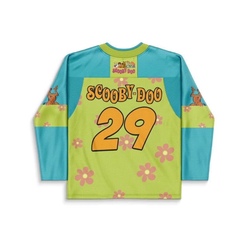Lime Green Scooby Doo Rave Hockey Jersey