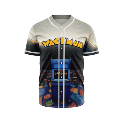 Wooli Cream Pac Man Rave Baseball Jersey
