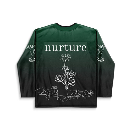Porter Robinson Forest Green Delicate White Rave Hockey Jersey