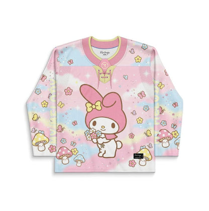 Pastel Pink Kawaii My Rave Hockey Jersey