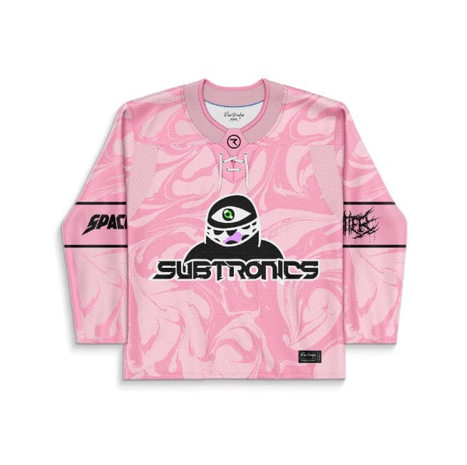Subtronics Pink Light One Eyed Rave Hockey Jersey