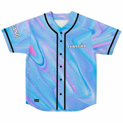 Pastel Light Iridescent Liquid Rave Baseball Jersey