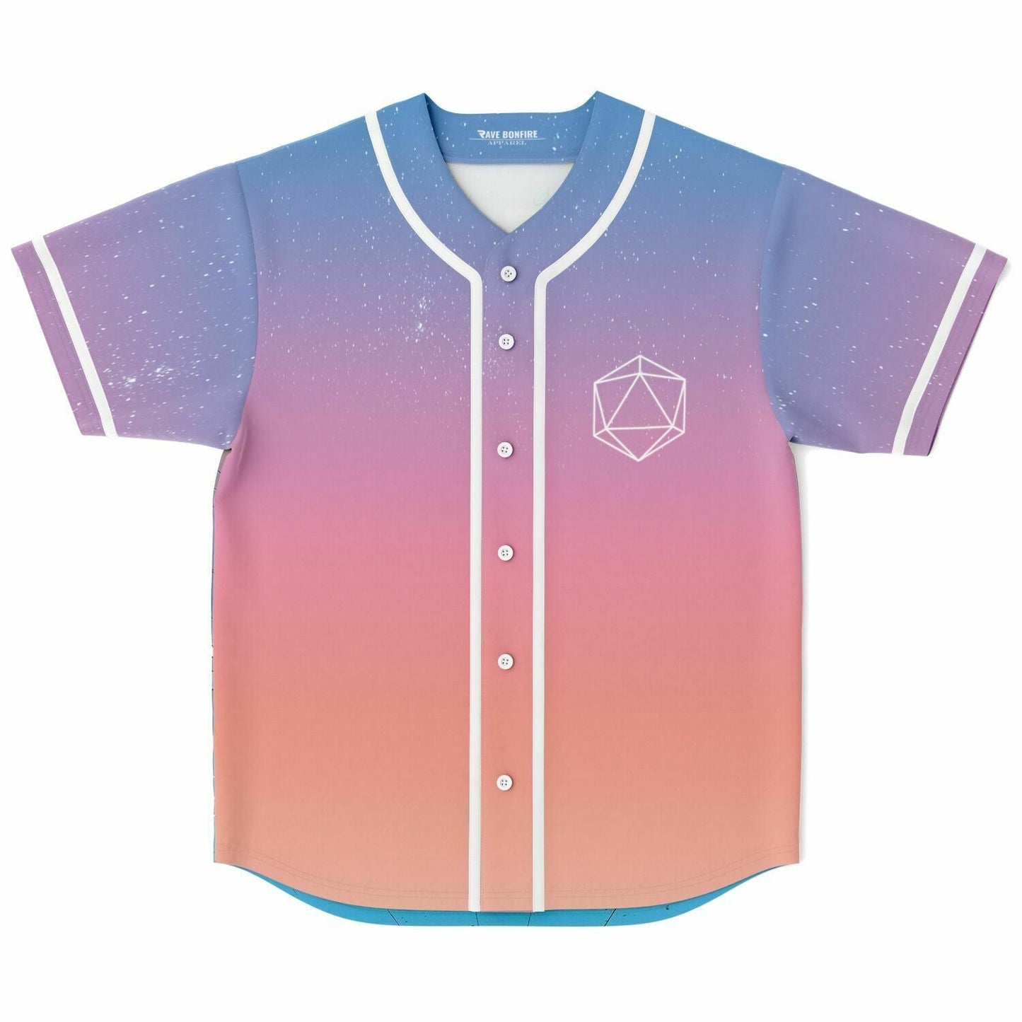 ODESZA Pastel Gradient Soft Sky Rave Baseball Jersey