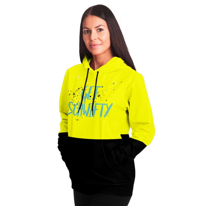 Get Schwifty Retrowave Yellow Rave Hoodie