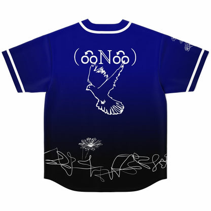 Porter Robinson Royal Blue Outline Dove Rave Baseball Jersey