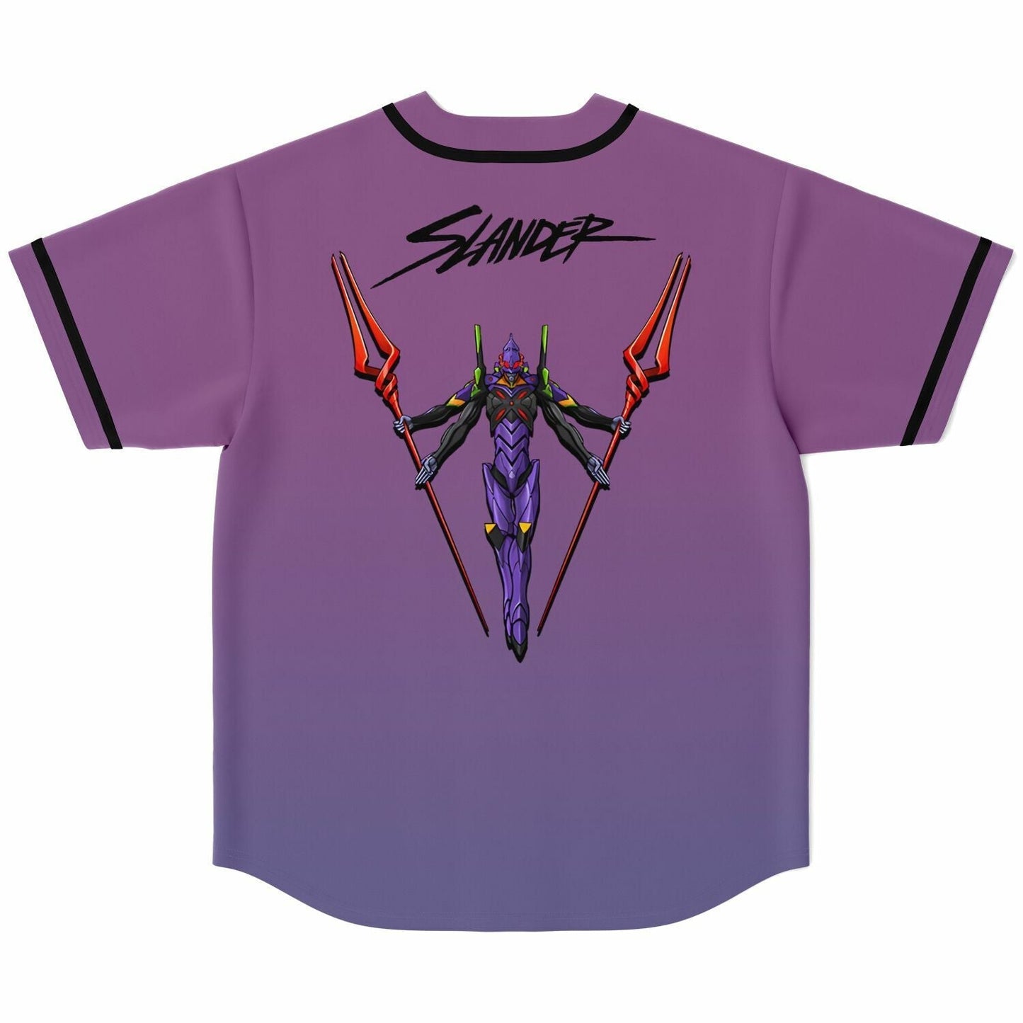 SLANDER Purple Lavender Tribal Rave Baseball Jersey