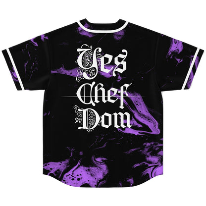 Dom Dolla Black Purple Ink Rave Baseball Jersey
