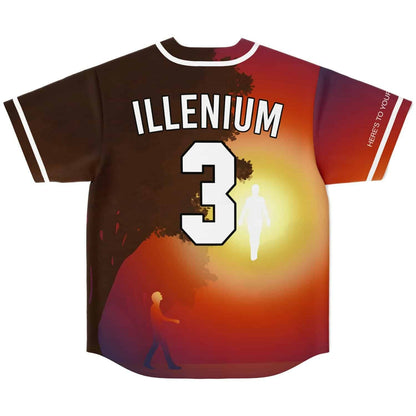 Illenium Warm Sunset Landscape Rave Baseball Jersey