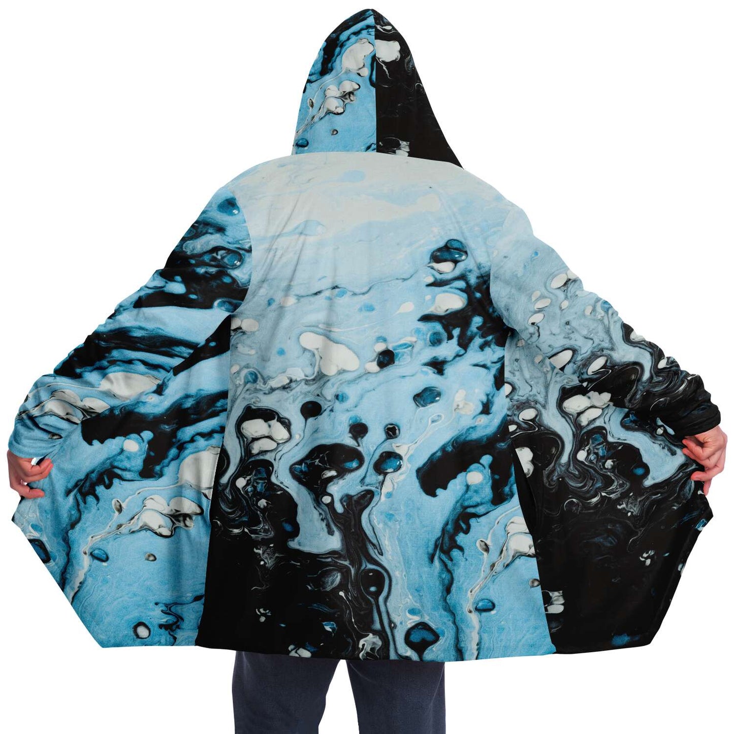 Water vapor hooded cloak