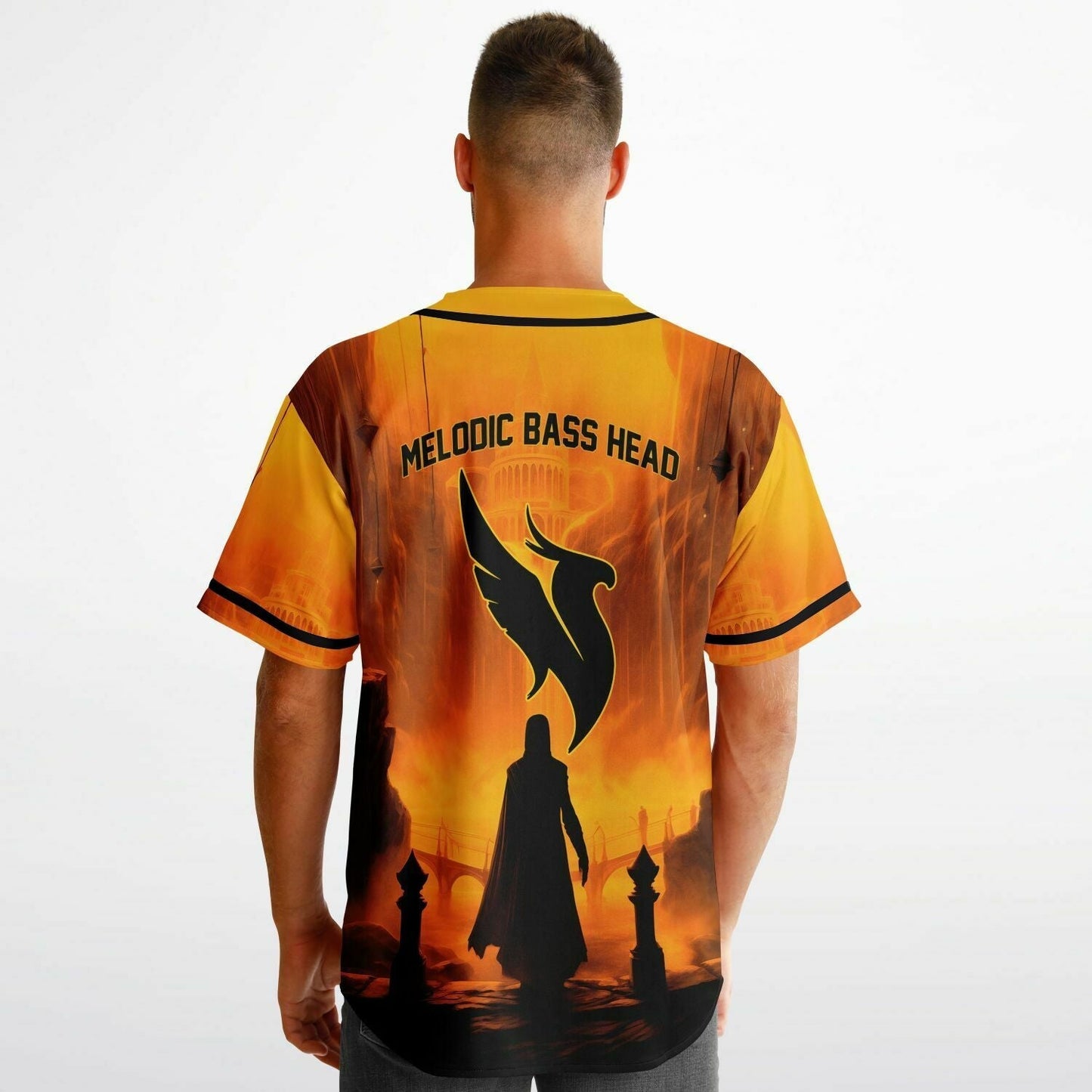 Melodic Bass Head Dark Fantasy Reversible Baseball Jersey