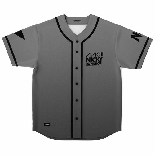 Avicii Grey Artist Wordmarks Rave Baseball Jersey