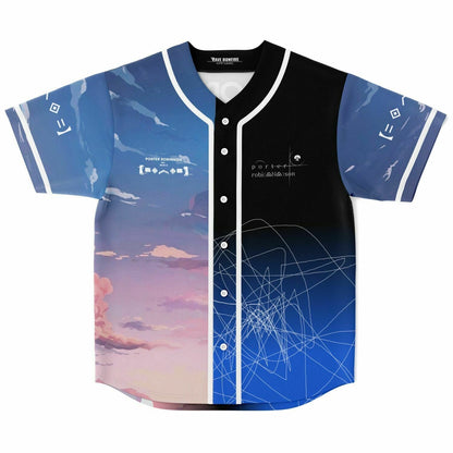 Porter Robinson Sky Blue Anime Rave Baseball Jersey