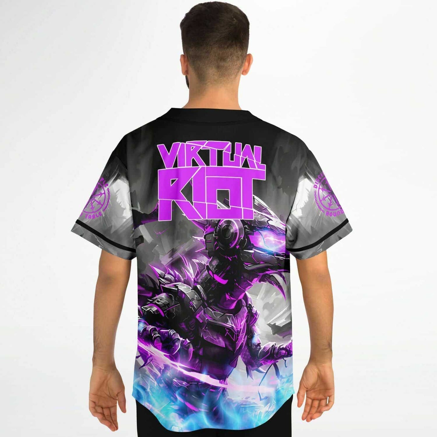 Virtual Riot Purple Rave Baseball Jersey