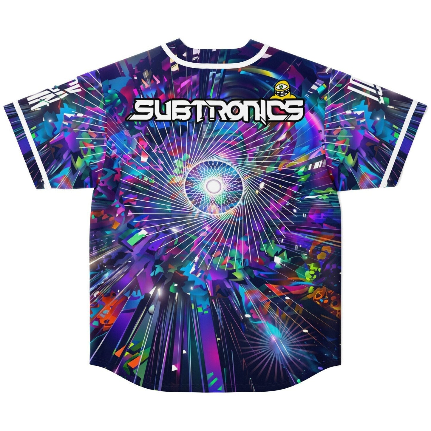 Subtronics Purple Explosive Perspective Rave Baseball Jersey