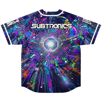 Subtronics Purple Explosive Perspective Rave Baseball Jersey