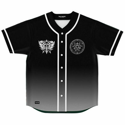 Black Grey White Alchemy Rave Baseball Jersey