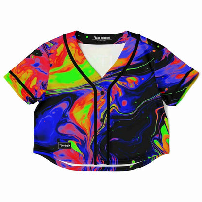It’s all about house music Cropped Baseball Jersey