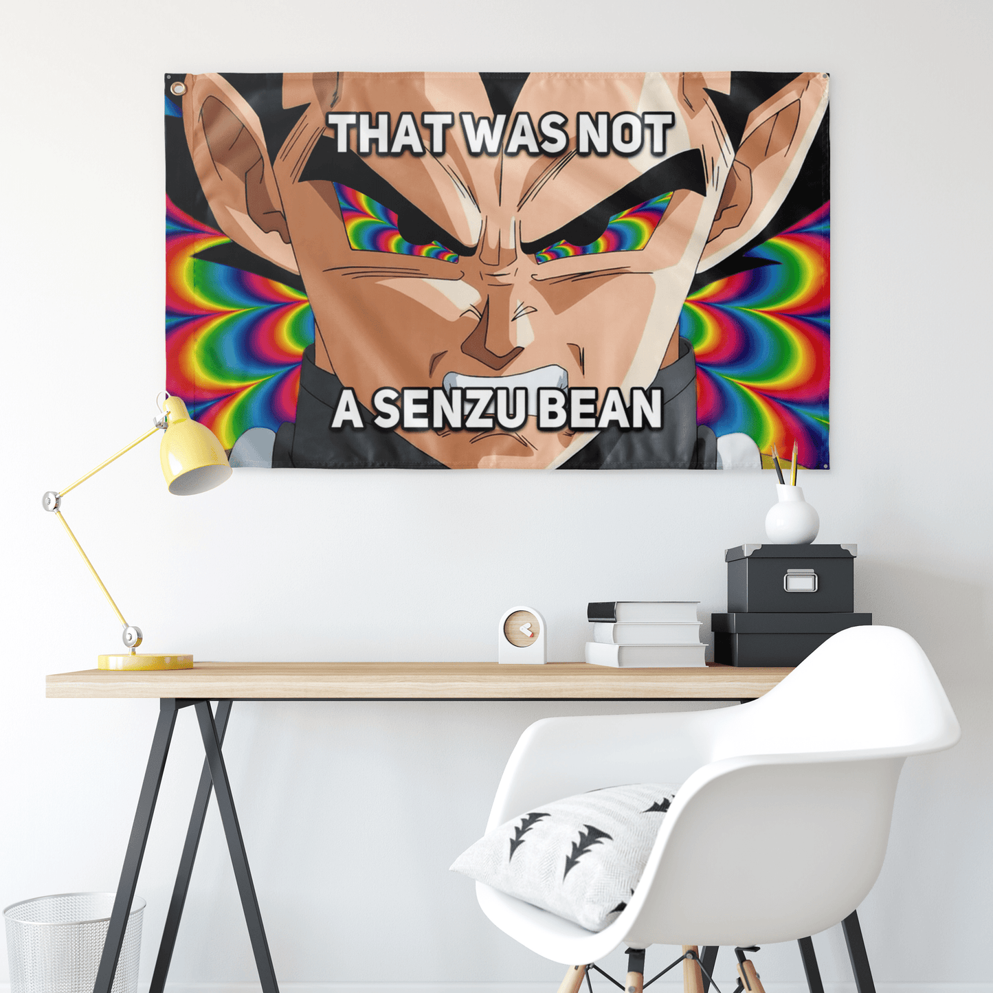 Skin Tone Angry Anime Rave Flag