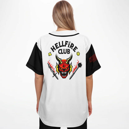 White Body ‘Hellfire Club’ Rave Baseball Jersey