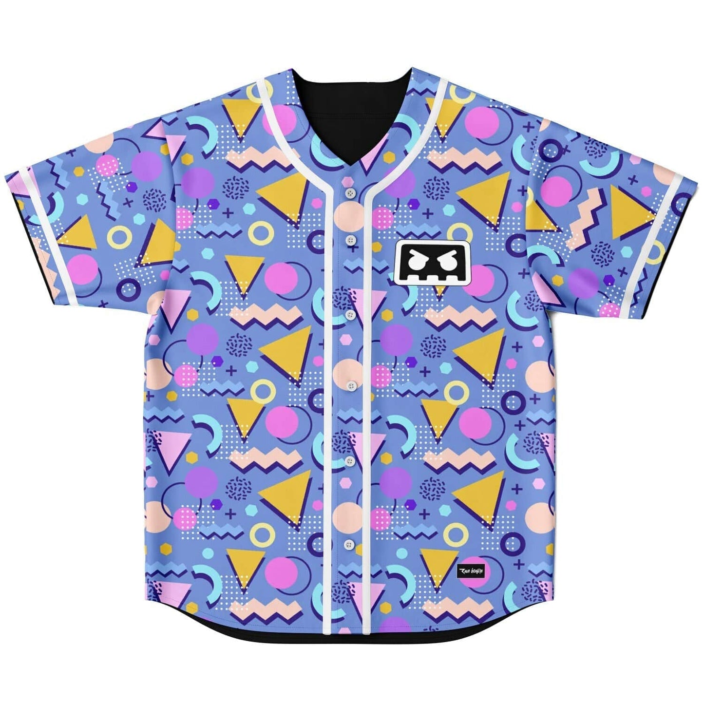 Barely Alive Periwinkle Blue 80S Rave Basketball Jersey