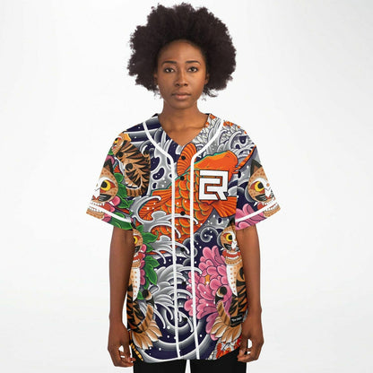 Japanese Irezumi Rave Baseball Jersey