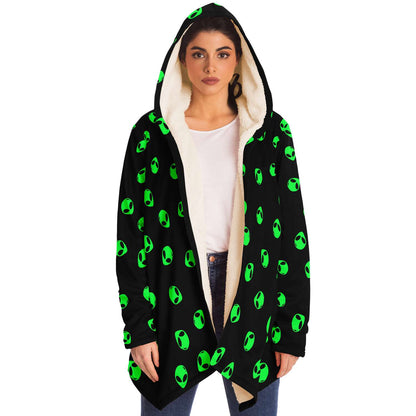 Black Repeating Classic Rave Cloak