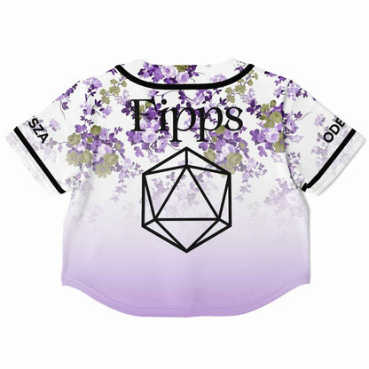 Fipps Lavender Cropped Baseball Jersey