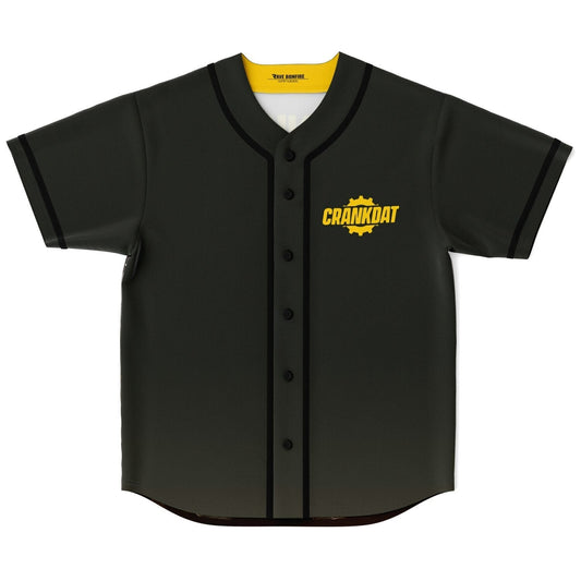 Crankdat Dark Charcoal Gear Rave Baseball Jersey