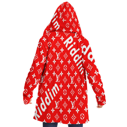 Red Repeating Luxury Rave Cloak