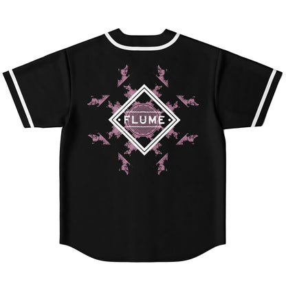 Flume Pink Kaleidoscope Reversible Baseball Jersey