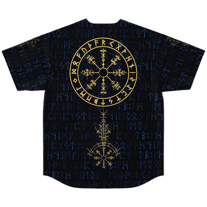 Black Norse Rave Baseball Jersey