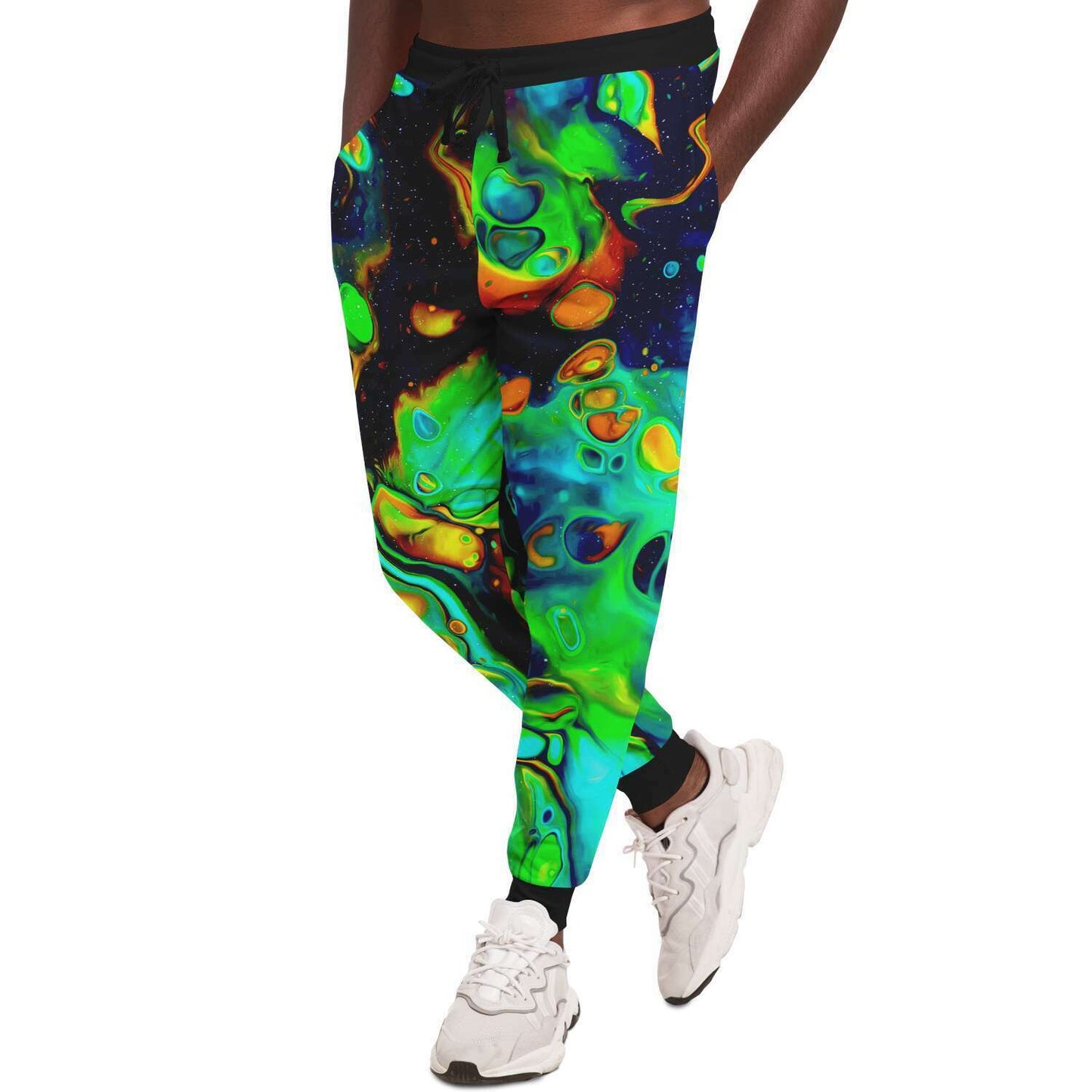 Green Fluid Acid Rave Joggers