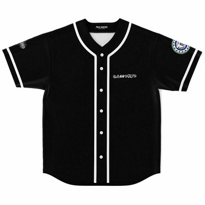 Sloppykid Black Minimal Logo Rave Baseball Jersey