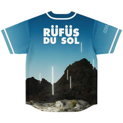 RÜFÜS DU SOL Sky Blue Desert Mountain Rave Baseball Jersey
