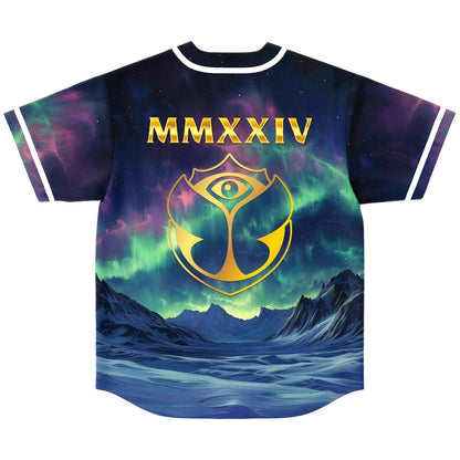 Tomorrowland Deep Blue Rave Baseball Jersey