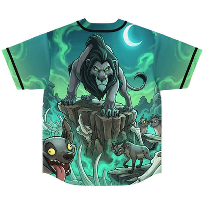 Green Teal Black Maned Rave Baseball Jersey
