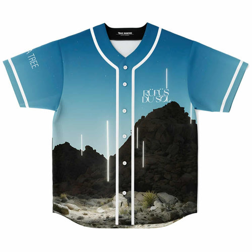 RÜFÜS DU SOL Sky Blue Desert Mountain Rave Baseball Jersey